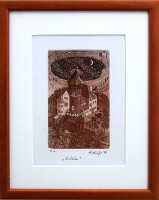  PRODÁNO.   Hněvín - Herbert Kisza - grafika 